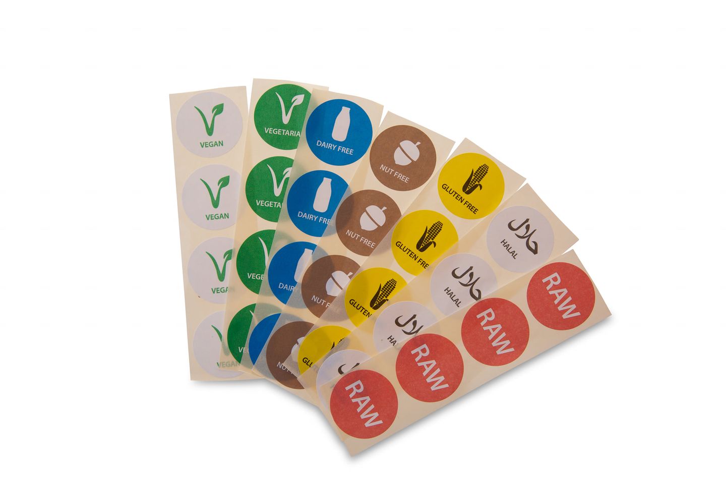 Please see our full range of dietary labels.