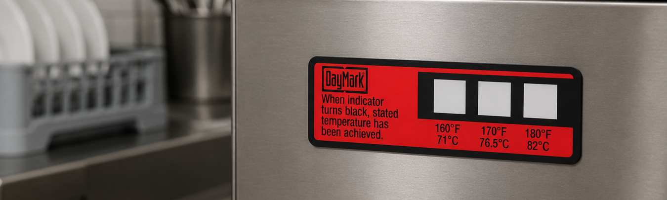 Dishwasher Temp strips