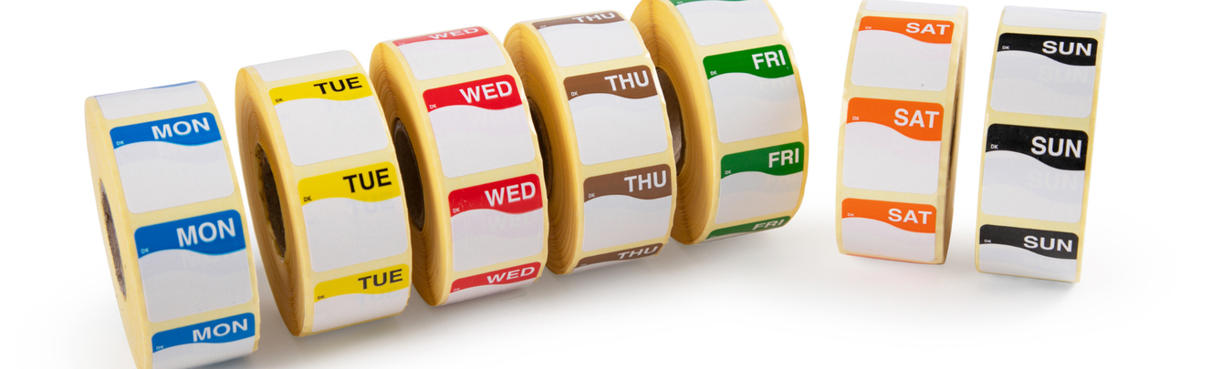 25mm Food Safety Labels