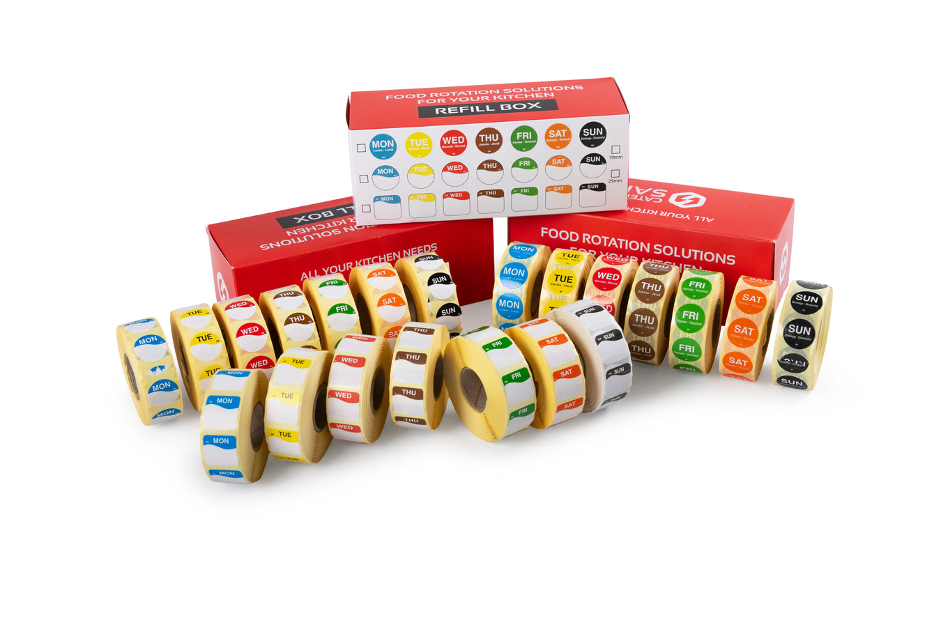 19mm Food Safety Labels