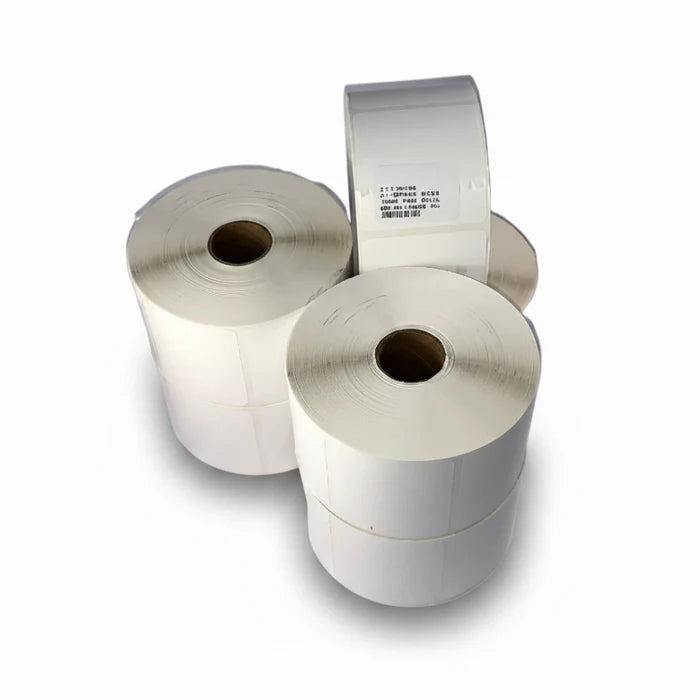 115736 - DuraMark Matt85 and Ithaca Thermal Labels 56mm x 50mm 1000 labels per roll