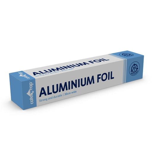 23C04 - Caterwrap Aluminium Foil 30CM x 75M in Cutter Box - Catering Safe