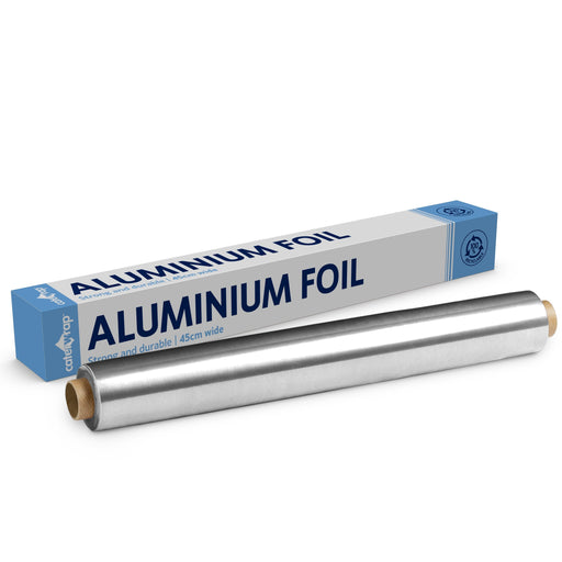 23C05 - Caterwrap Aluminium Foil 45CM x 75M in Cutter Box - Catering Safe