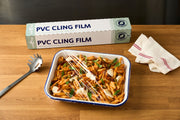 32C09- Caterwrap Cling Film (PVC) 45CM x 300M in Cutter Box - Catering Safe