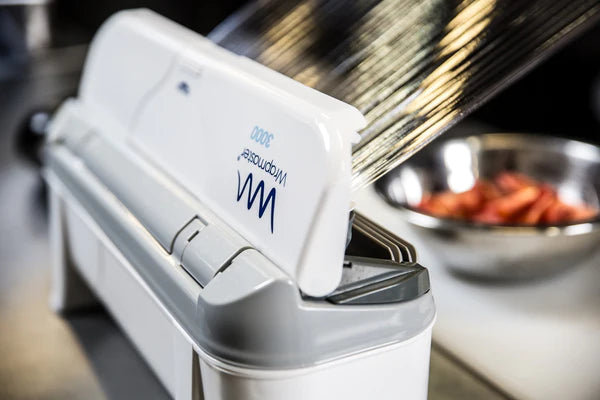 Wrapmaster film for the COMPACT 1500 dispenser 30 x 225m x 3 rolls (31C61) - Catering Safe