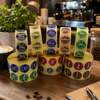 Pick n Mix Coffee Shop Barista Labels with Dispenser - Choose 7 rolls for discount applied at checkout