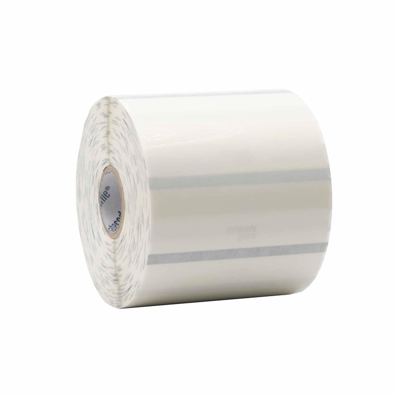 DateCodeGenie® 75mm (3″) Circle Clear Blank Permanent Labels 500 labels