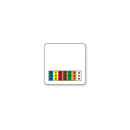 DateCodeGenie Label Removable 50mm x 50mm (2″ x 2″) Colour Coded 1500 labels