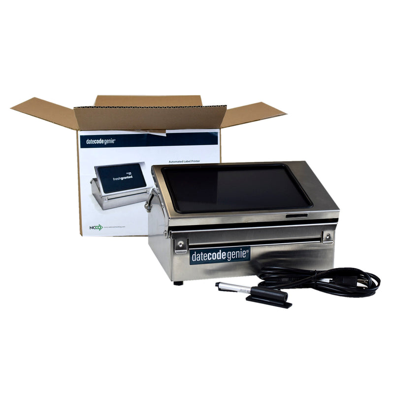 Date Code Genie X2 - Professional Kitchen Label Printer and Software 50mm (2”) Single Printer Automated Labelling Solution DCGX2 - Catering Safe