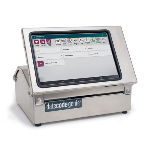 Date Code Genie X2 - Professional Kitchen Label Printer and Software 50mm (2”) Single Printer Automated Labelling Solution DCGX2 - Catering Safe