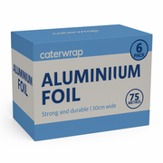 23C04 - Caterwrap Aluminium Foil 30CM x 75M in Cutter Box - Catering Safe