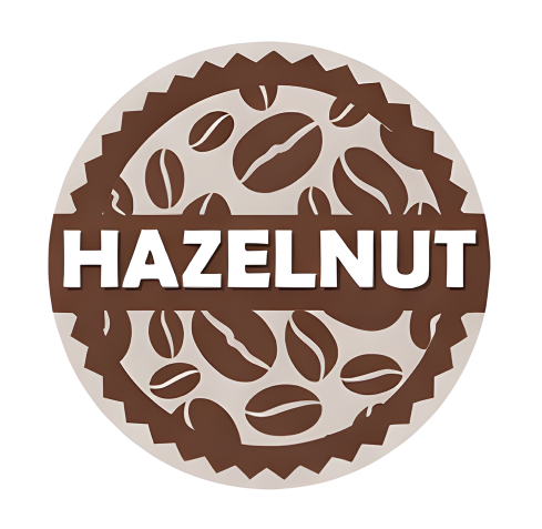 Hazelnut Milk Coffee Shop Barista Labels 20mm 1000 labels per roll - Catering Safe