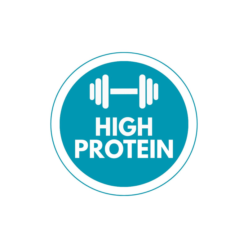 25mm High Protein Stickers – Nutritional Labels (1000 per Roll) - Catering Safe