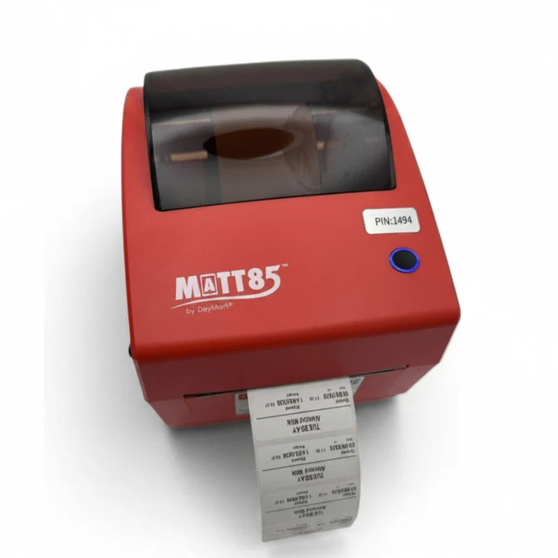 115735 - DuraMark Matt85 and Ithaca Thermal Labels 56mm x 25mm 2000 labels per roll