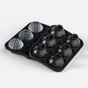 Silicone 6 Grid Diamond Shaped Ice Cube ball Molds Reusable Ice cube ball maker Round Silicone Ice Cube Mold