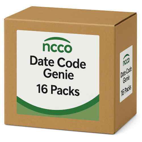 Removable DateCodeGenie Thermal Labels 50mm x 100mm (2″ x 4″) 250 labels per roll PK2 DCG-R24-2
