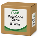 Removable DateCodeGenie Thermal Labels 50mm x 100mm (2″ x 4″) 250 labels per roll PK2 DCG-R24-2