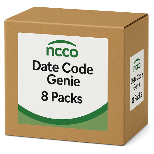 Removable DateCodeGenie Thermal Labels 50mm x 150mm (2″ x 6″) 165 labels per roll PK2 DCG-R26-2