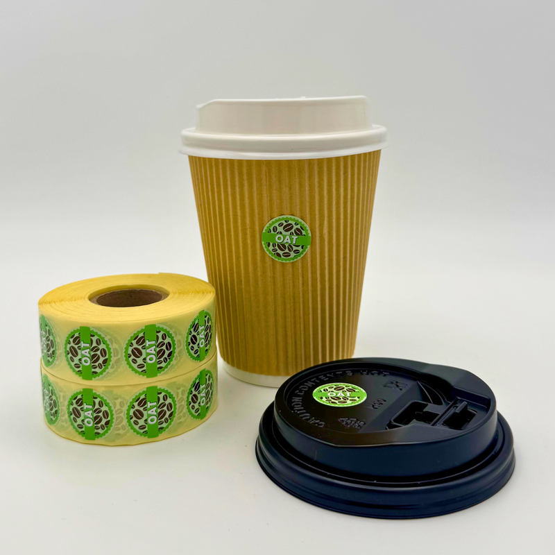 Pick n Mix Coffee Shop Barista Labels with Dispenser - Choose 7 rolls for discount applied at checkout