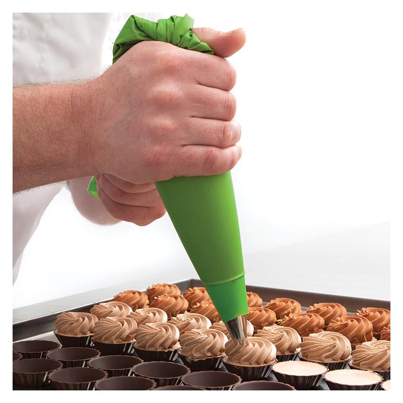 Biobased Comfort Green Piping Bags - 100% recyclable - Catering Safe