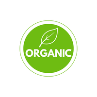 25mm Organic Stickers – Nutritional Labels (1000 per Roll) - Catering Safe
