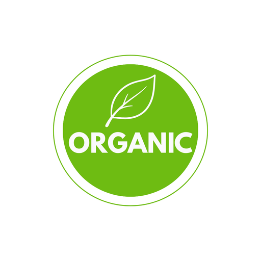 25mm Organic Stickers – Nutritional Labels (1000 per Roll) - Catering Safe