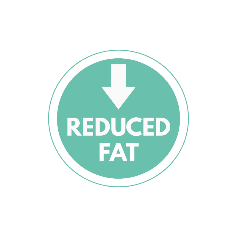 25mm Reduced Fat Stickers – Nutritional Labels (1000 per Roll) - Catering Safe