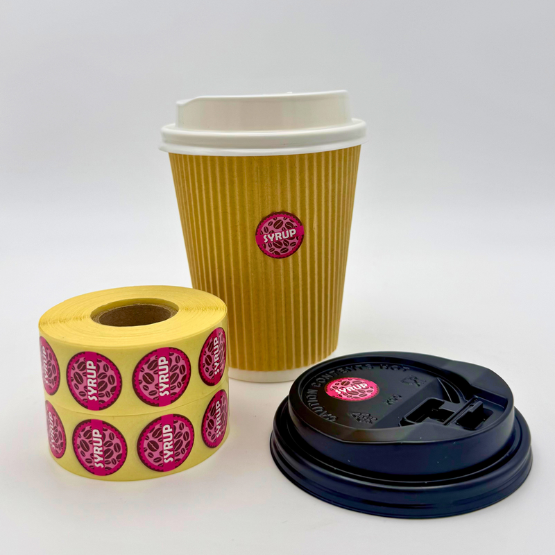 Pick n Mix Coffee Shop Barista Labels with Dispenser - Choose 7 rolls for discount applied at checkout