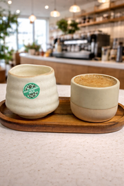 Semi Skimmed Milk Coffee Shop Barista Labels 20mm 1000 labels per roll - Catering Safe