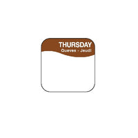 1131984 - Thursday - 19mm x 19mm Label DuraMark - Catering Safe