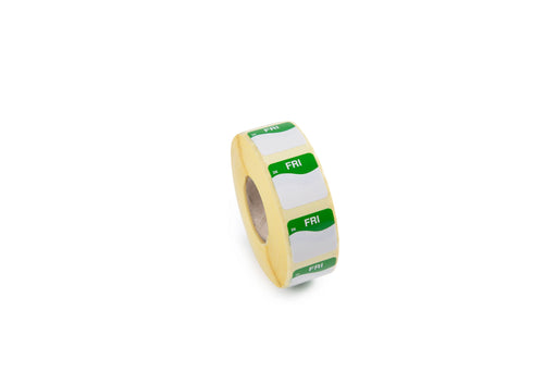 1131985 - Friday - 19mm x 19mm Label DuraMark - Catering Safe