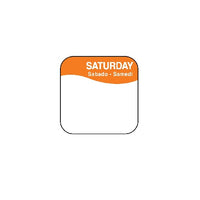 1131986 - Saturday - 19mm x 19mm Label DuraMark - Catering Safe