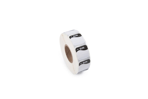 1131987 - Sunday - 19mm x 19mm Label DuraMark - Catering Safe