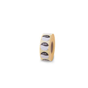 CV19CBZ - 19mm Circle Day Dots Half/Half DuraMark Clearview DISPENSER Kit all (7 days 1000 labels per roll) daydot - Catering Safe