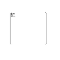 115741 - MoveMark Ithaca and Matt85 Labels 55mm x 50mm - Blank - Catering Safe