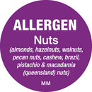 116144 - Daymark 25mm Circle Purple Allergen Nuts Labels