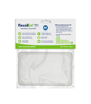 118629 - Flexsil lid  Gastronorm Silicone Clear lid 1/9 Ninth Pan - Catering Safe