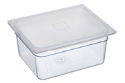 118624 - Flexsil lid  Gastronorm Silicone Clear lid 1/2 Half Pan - Catering Safe