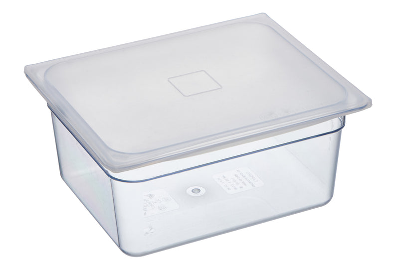 118624 - Flexsil lid  Gastronorm Silicone Clear lid 1/2 Half Pan - Catering Safe