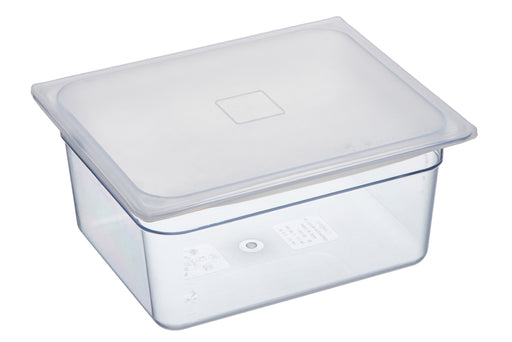 118624 - Flexsil lid  Gastronorm Silicone Clear lid 1/2 Half Pan - Catering Safe