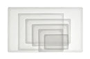 118627 - Flexsil lid  Gastronorm Silicone Clear lid 1/4 Quarter Pan - Catering Safe
