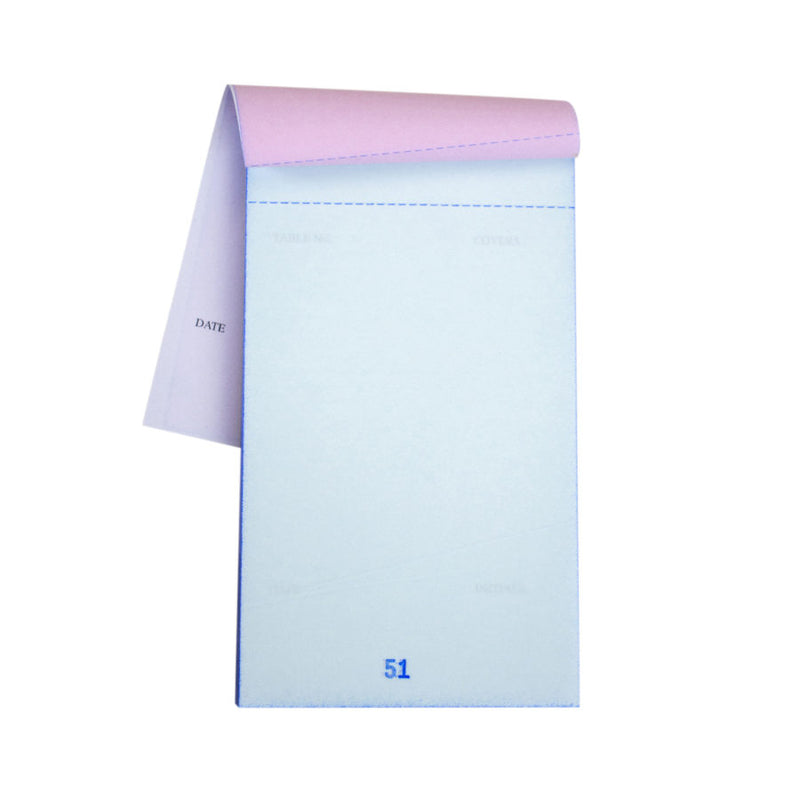 3ply (100 pads) Restaurant Order Pad in total, 93mm x 165mm (3.65" x 6.5") PAD200-SP