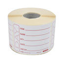 Food prep label 49mm (2″) English Removable Day/Use By Label SKU: RRIDU23R