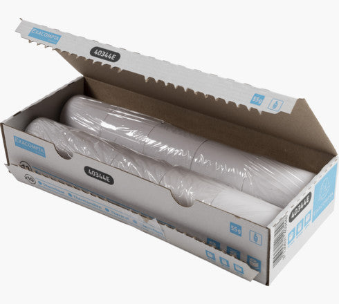Exacompta Thermal Receipt Rolls for Credit Card Machine BPA Free 1 ply 55 g (57x50x12mm) Pack 10 - Catering Safe